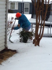 Officer Buckle hard at work